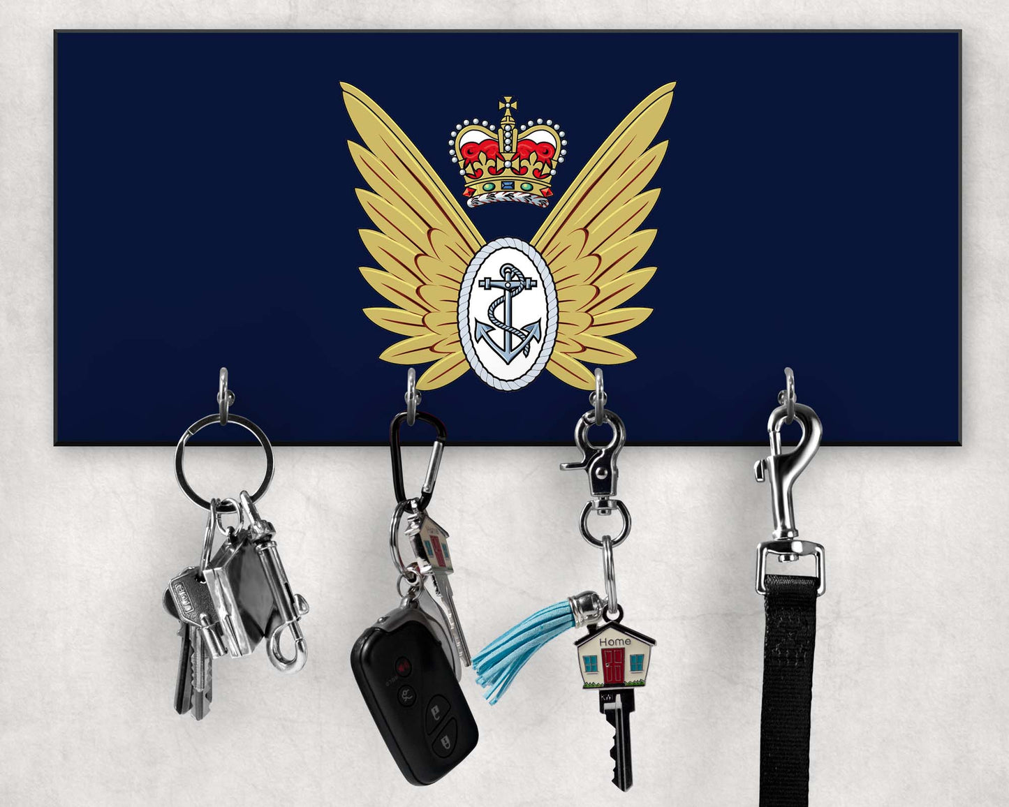 Fleet Air Arm Observer Wings - Wooden Key/Beret Hook