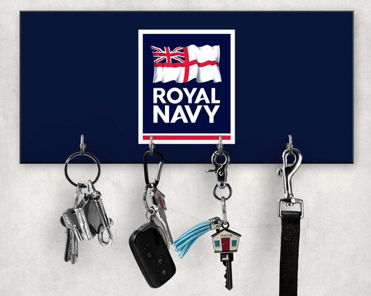 Royal Navy - Wooden Key/Beret Hook