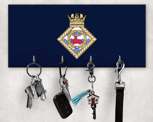 HMS Sherwood - Wooden Key/Beret Hook