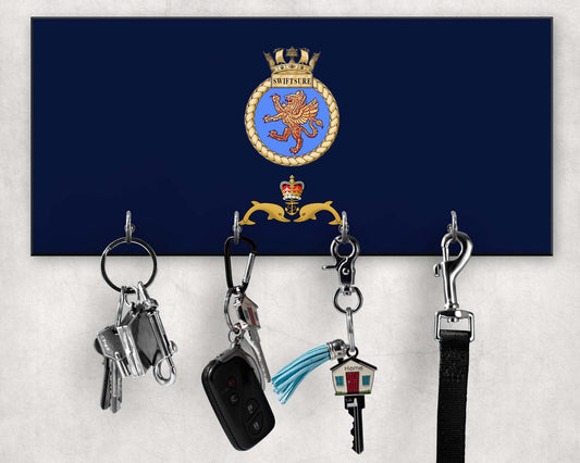 HMS Swiftsure - Wooden Key/Beret Hook