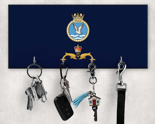 HMS Tireless - Wooden Key/Beret Hook