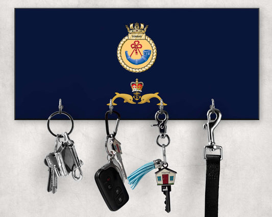 HMS Torbay - Wooden Key/Beret Hook