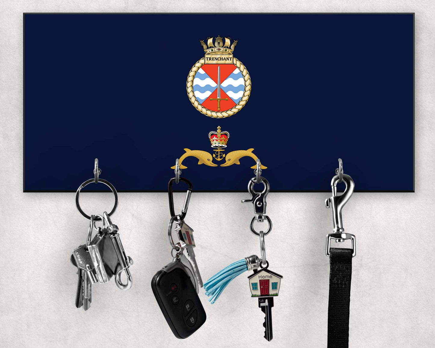 HMS Trenchant - Wooden Key/Beret Hook