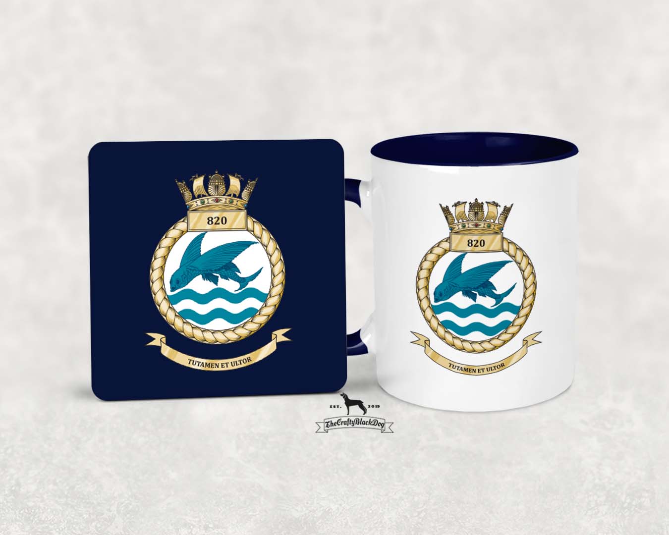 820 Naval Air Squadron - MUG and COASTER SET