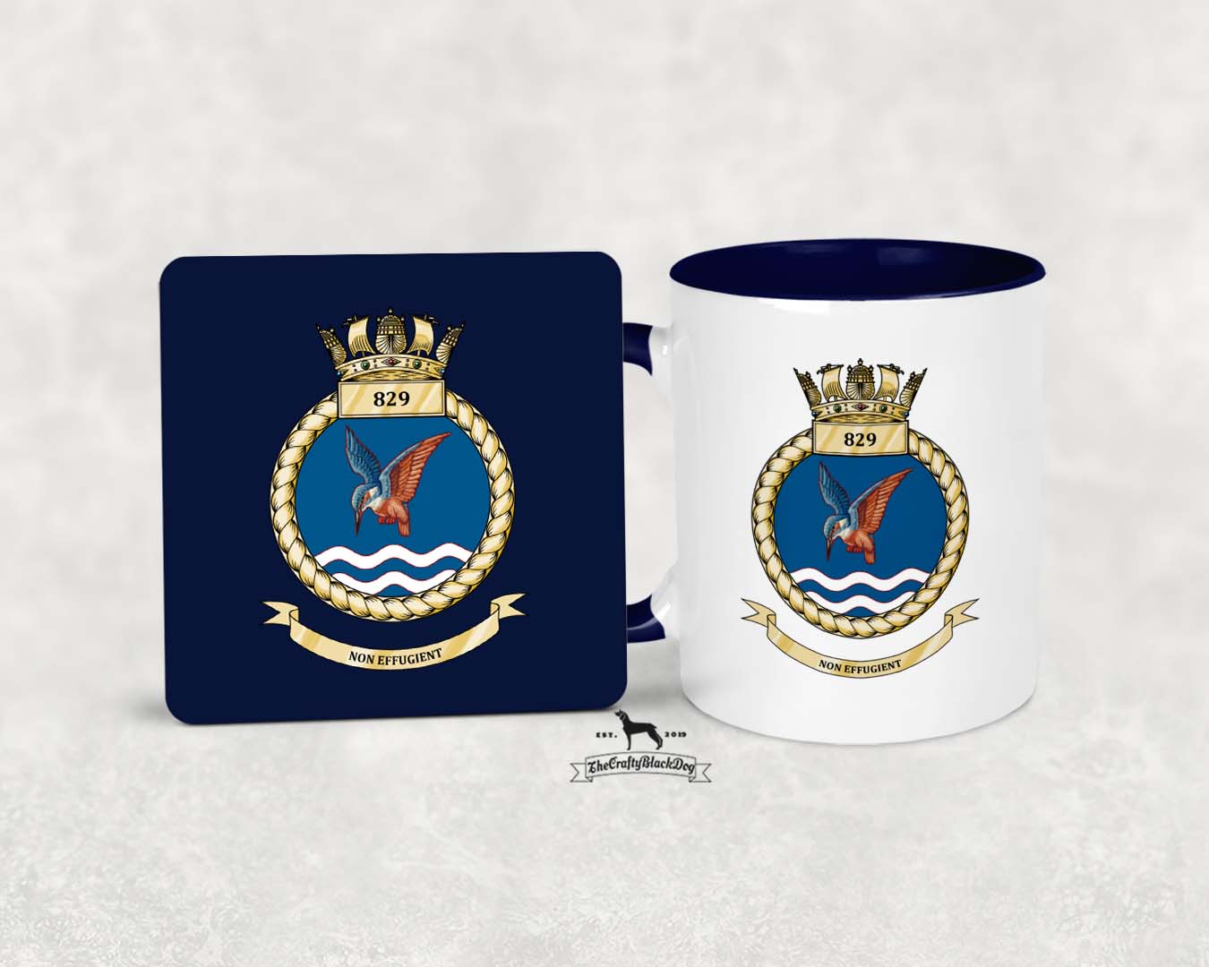 829 Naval Air Squadron - MUG and COASTER SET