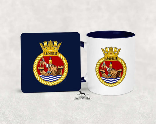 HMS Argonaut - MUG and COASTER SET