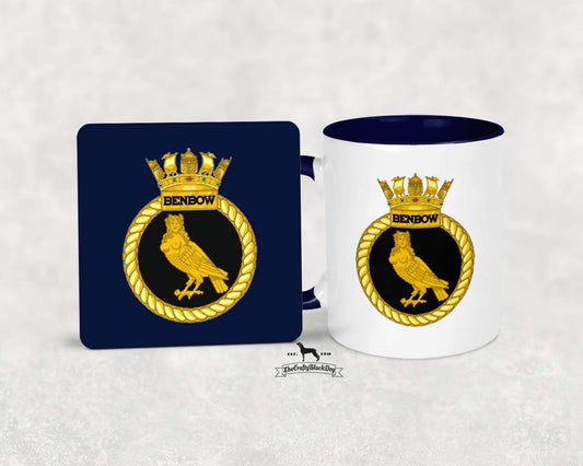 HMS Benbow - MUG and COASTER SET