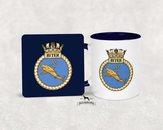 HMS Biter - MUG and COASTER SET