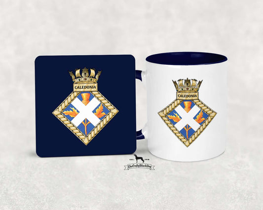 HMS Caledonia - MUG and COASTER SET