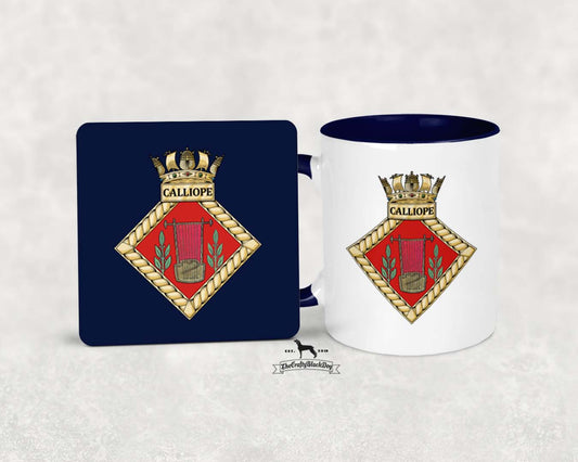 HMS Calliope - MUG and COASTER SET