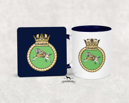 HMS Charger - MUG and COASTER SET