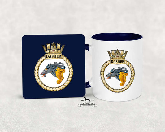 HMS Dasher - MUG and COASTER SET