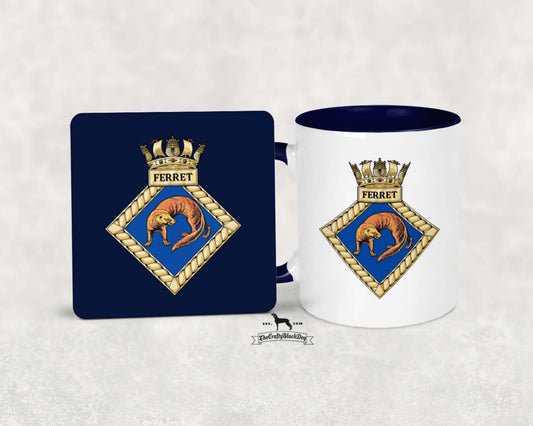 HMS Ferret - MUG and COASTER SET