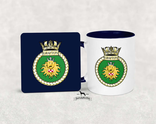 HMS Grafton - MUG and COASTER SET