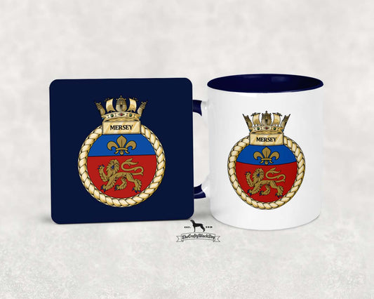 HMS Mersey - MUG and COASTER SET