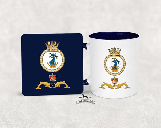 HMS Oberon - Mug &amp; Coaster Set