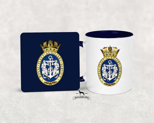 Royal Fleet Auxiliary Service - Mug and Coaster Set