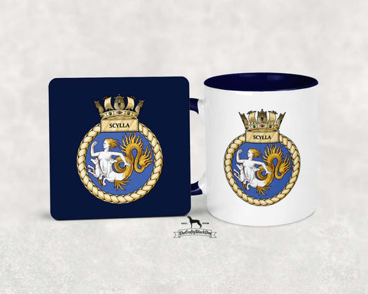 HMS Scylla - MUG and COASTER SET