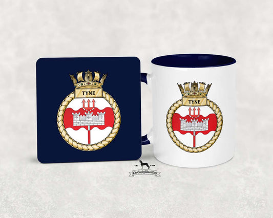 HMS Tyne - MUG and COASTER SET