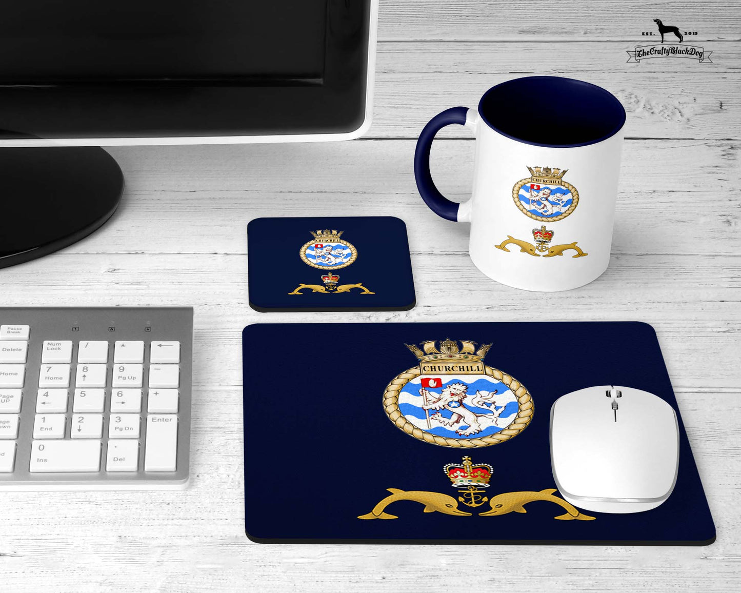 HMS Churchill - Office Set