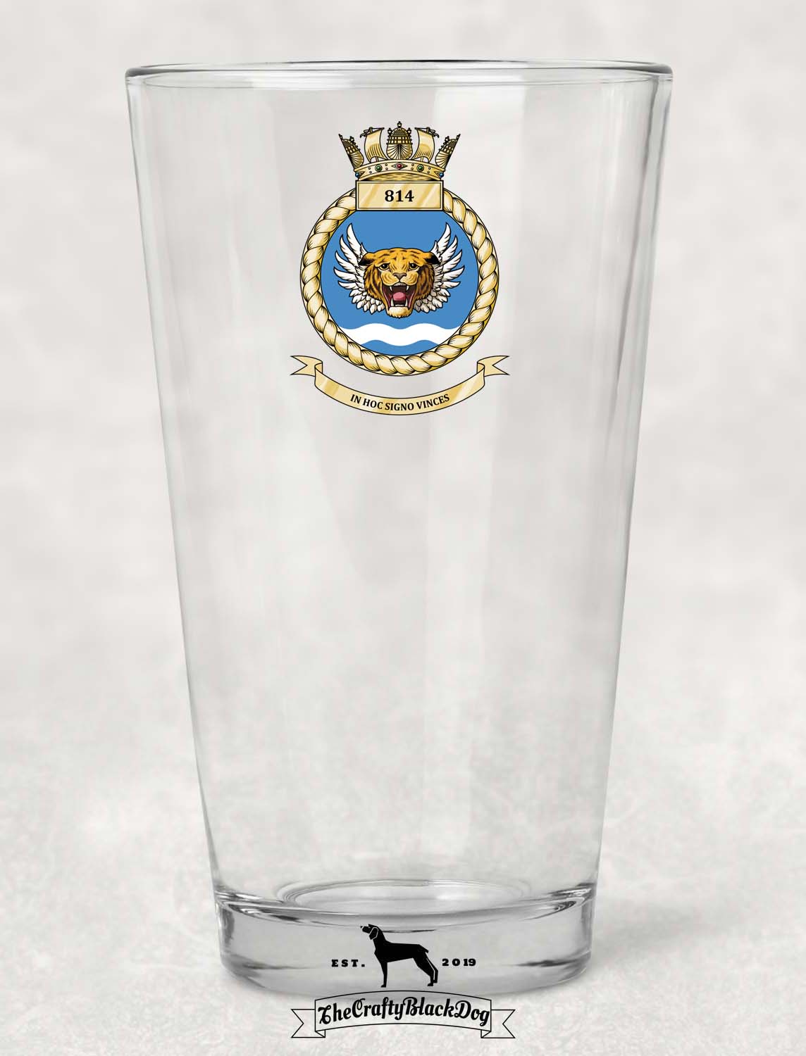 814 Naval Air Squadron - Pint Glass