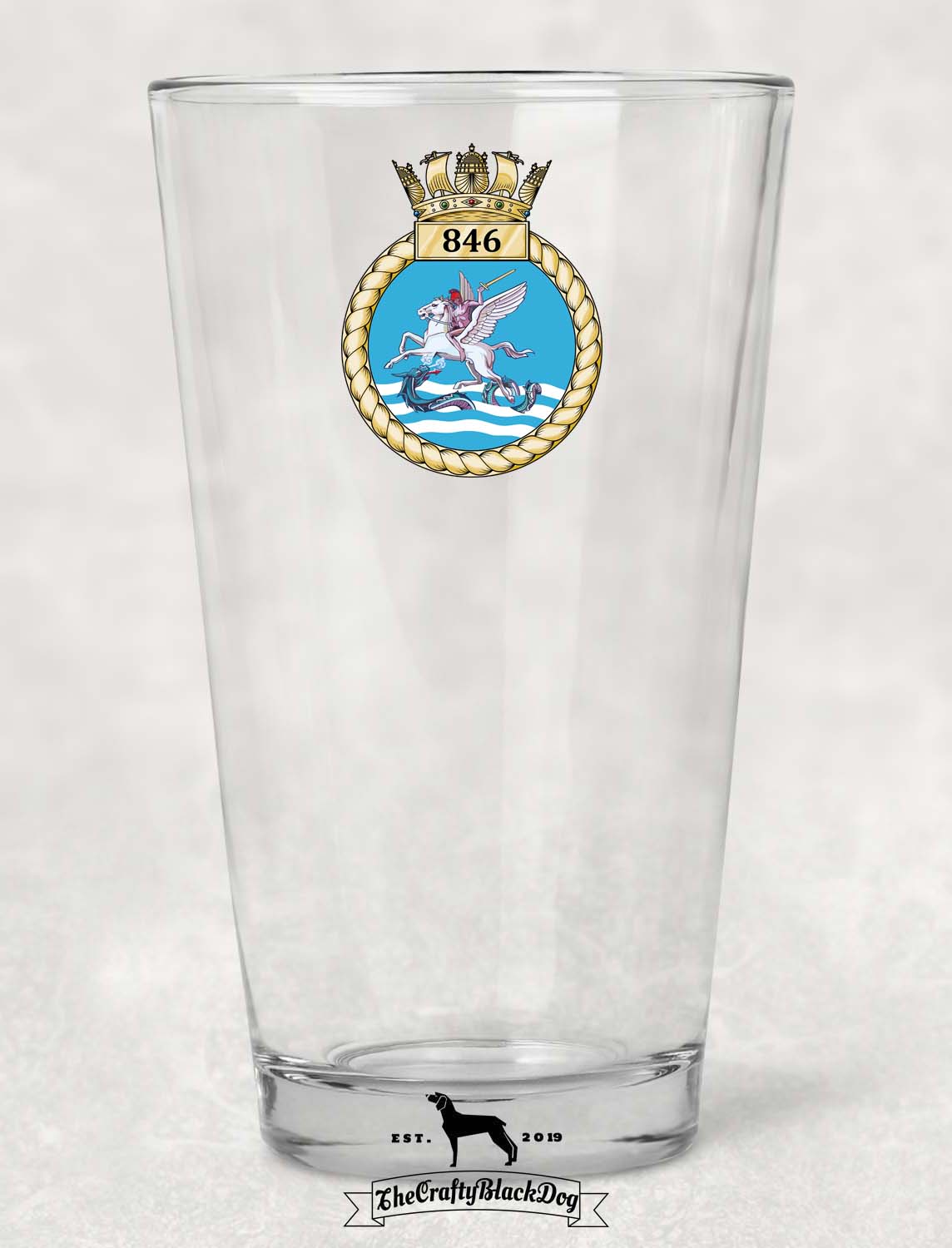 846 Naval Air Squadron - Pint Glass