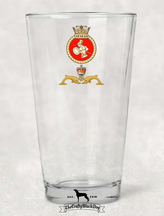 HMS Aeneas - Pint Glass