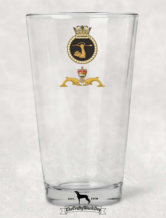 HMS Agamemnon - Pint Glass