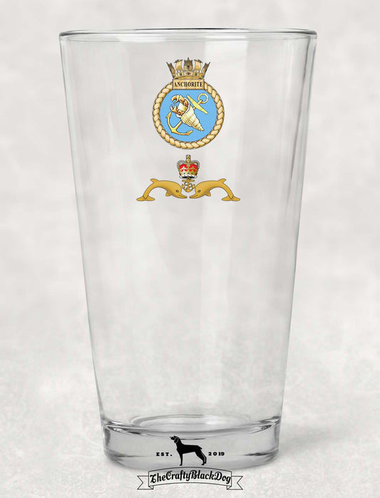 HMS Anchorite - Pint Glass