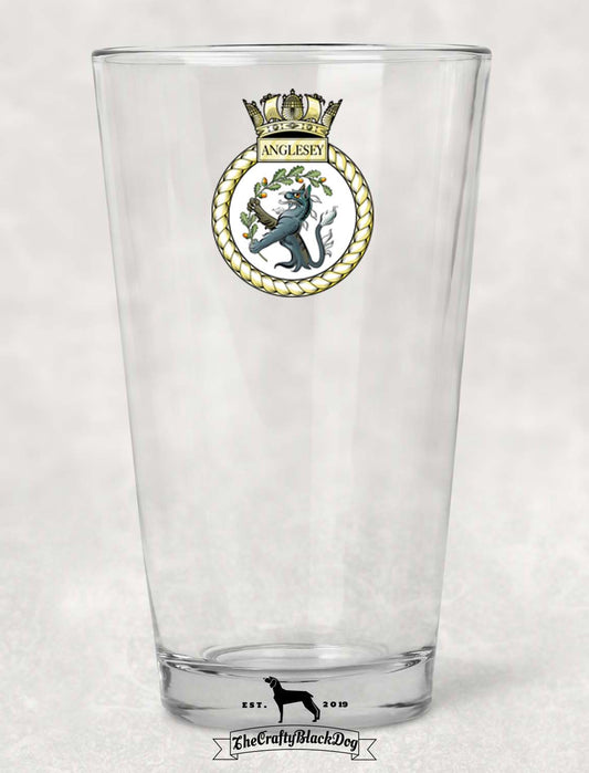 HMS Anglesey - Pint Glass