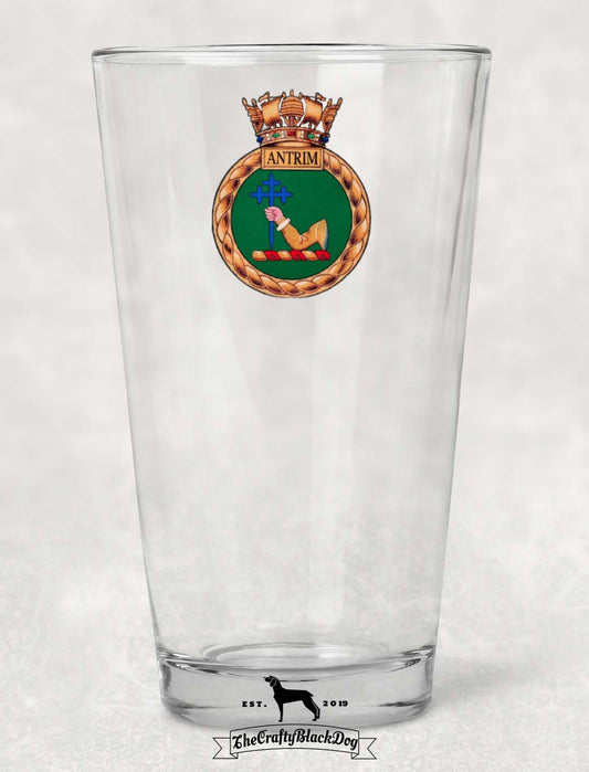 HMS Antrim - Pint Glass