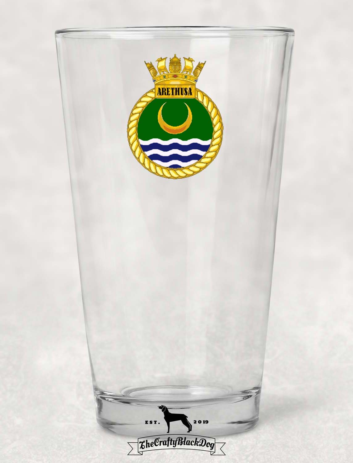 HMS Arethusa - Pint Glass