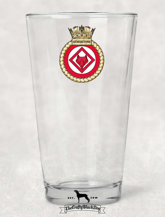 HMS Atherstone - Pint Glass