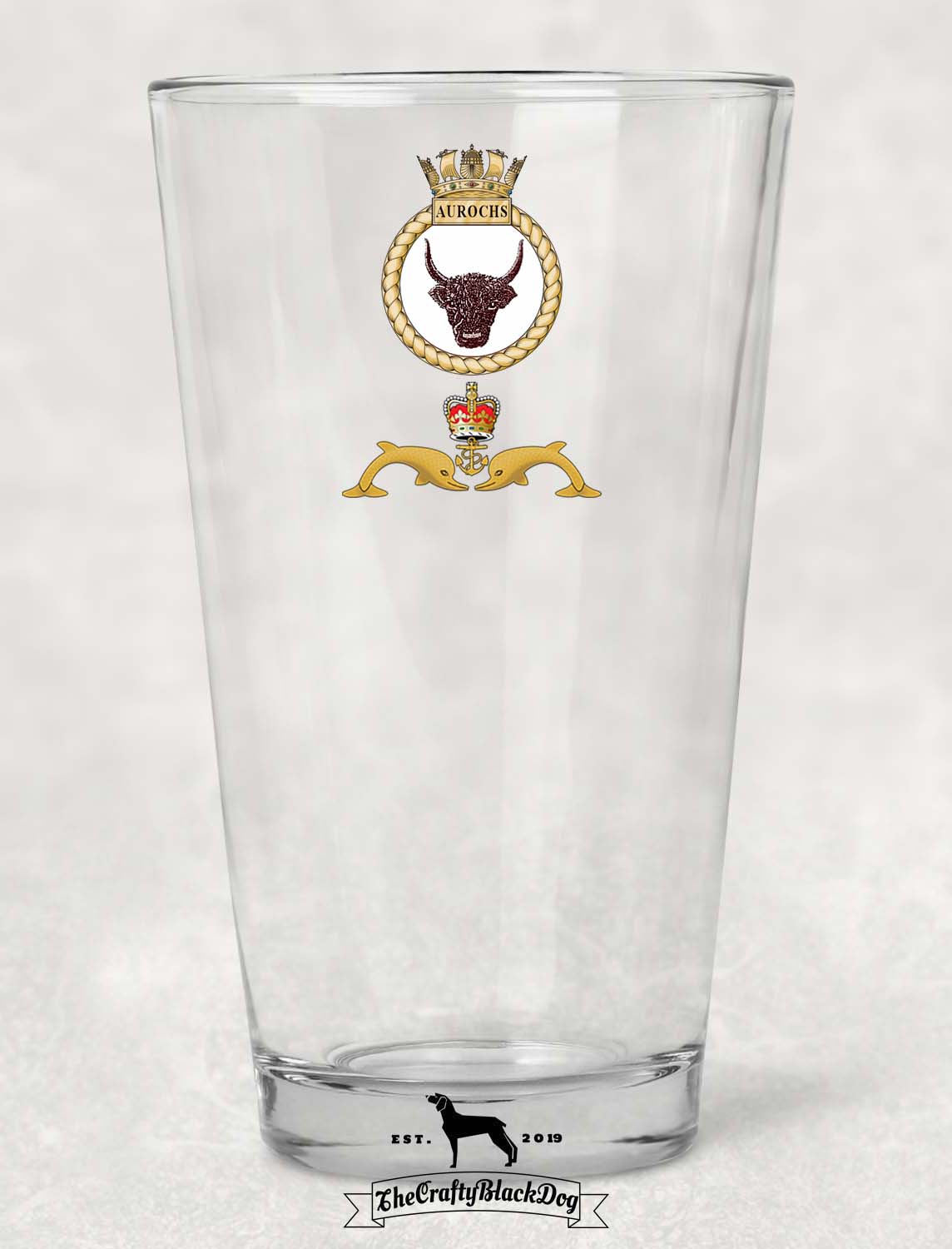HMS Aurochs - Pint Glass