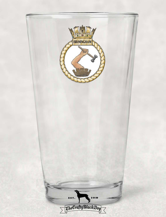 HMS Birmingham - Pint Glass
