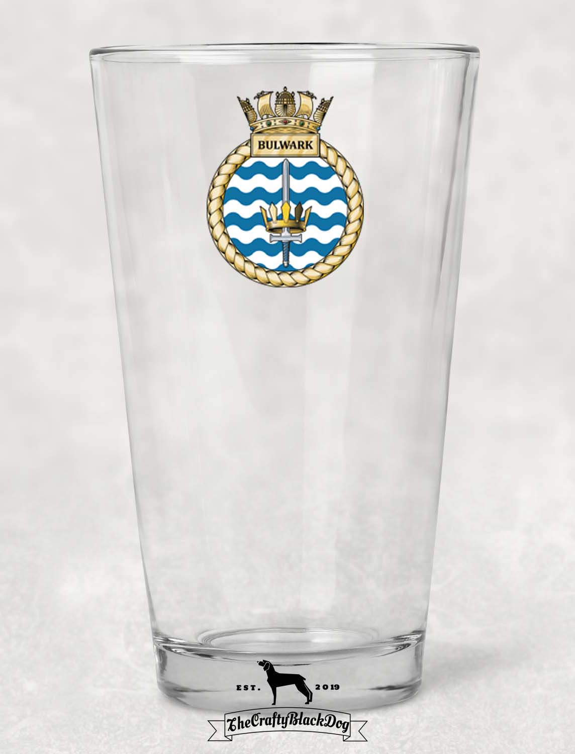 HMS Bulwark - Pint Glass