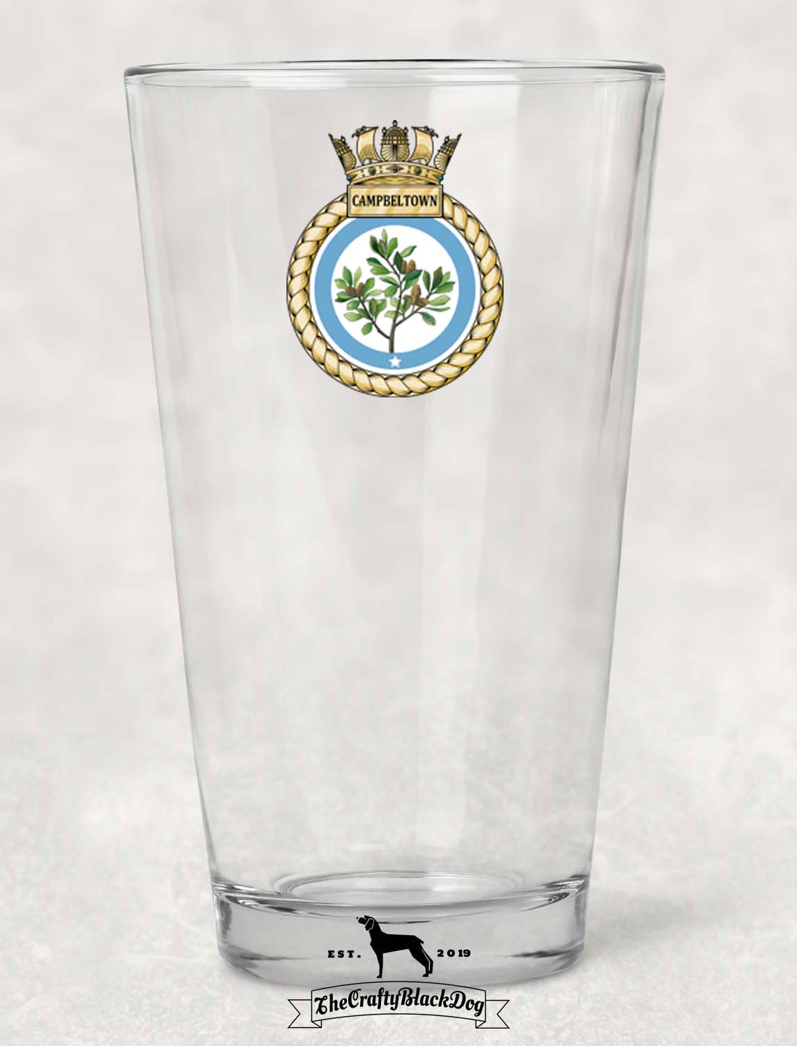 HMS Campbeltown - Pint Glass
