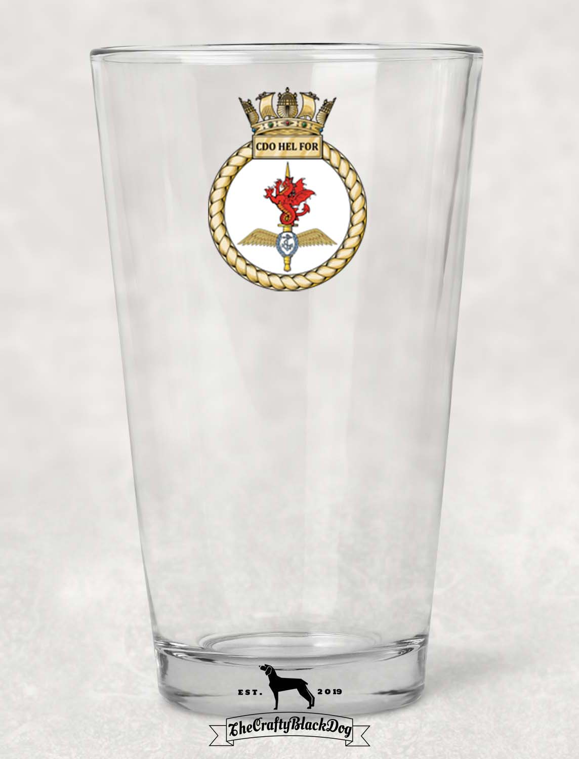 Commando Helicopter Force - Pint Glass