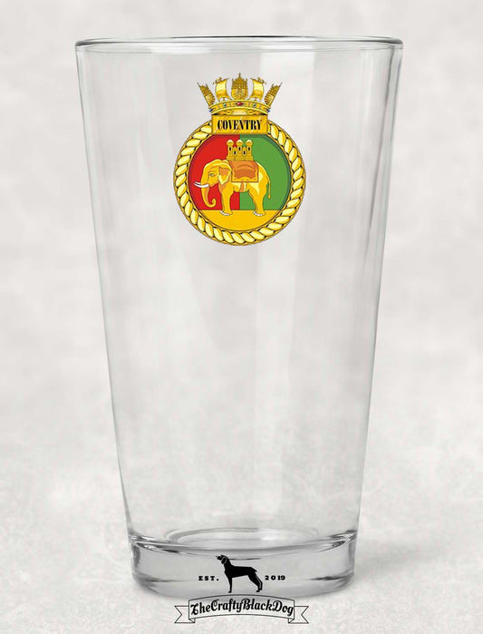 HMS Coventry - Pint Glass