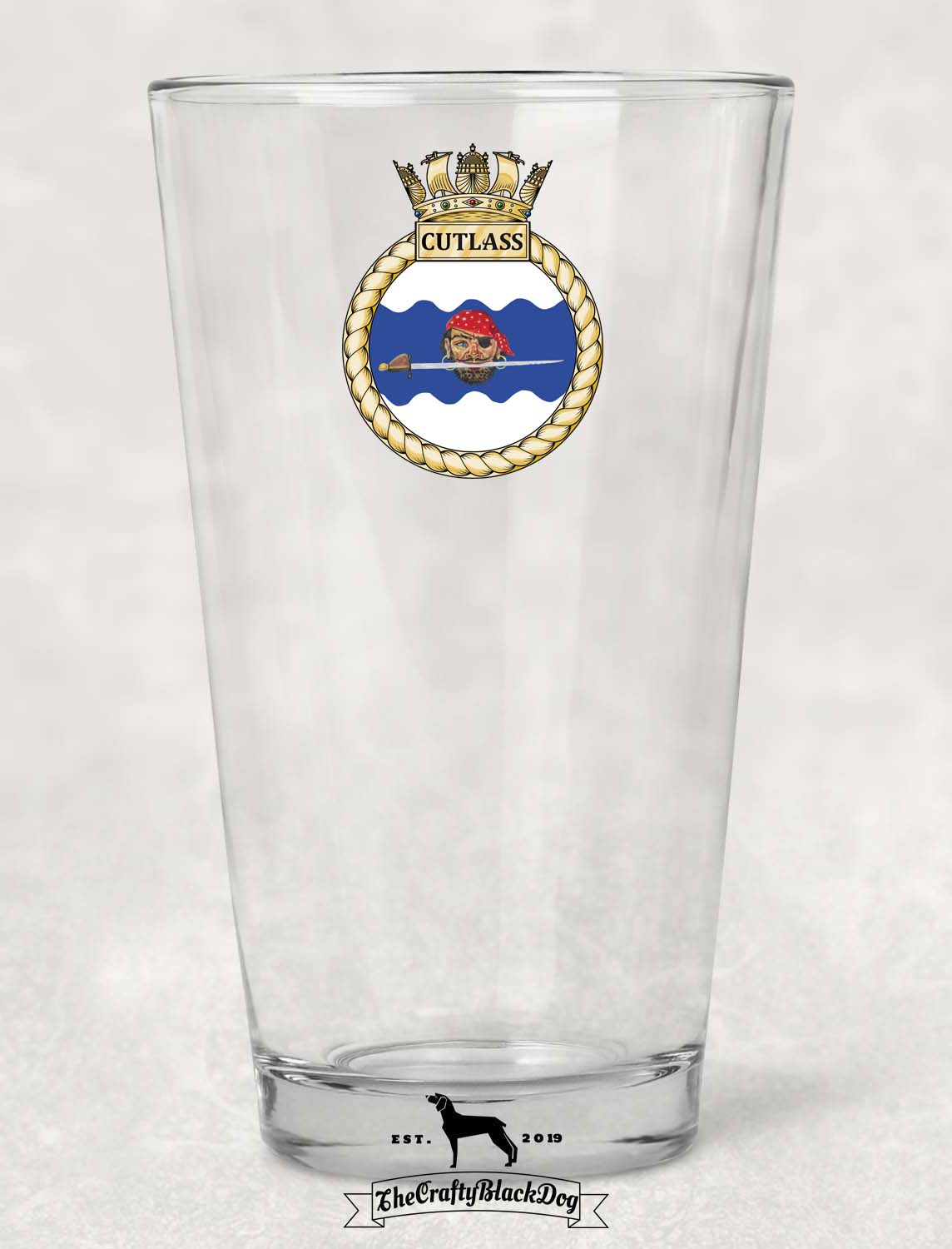 HMS Cutlass - Pint Glass