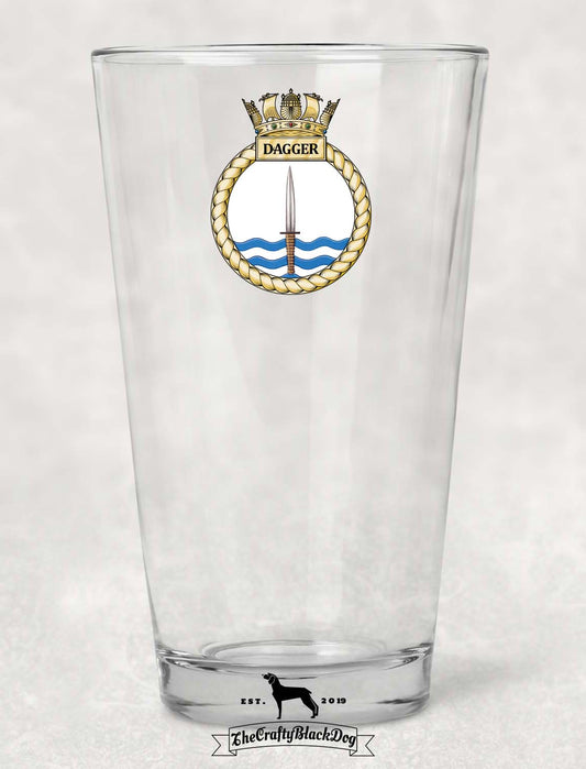 HMS Dagger - Pint Glass