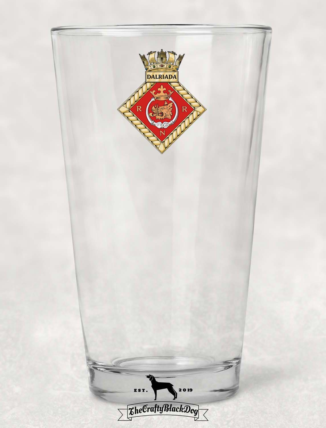 HMS Dalriada - Pint Glass