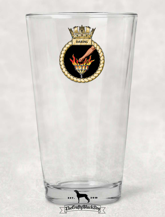 HMS Daring - Pint Glass