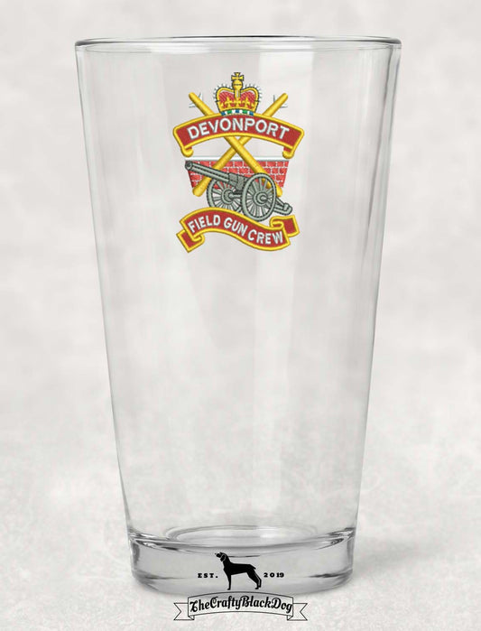 Devonport Field Gun Crew - Pint Glass