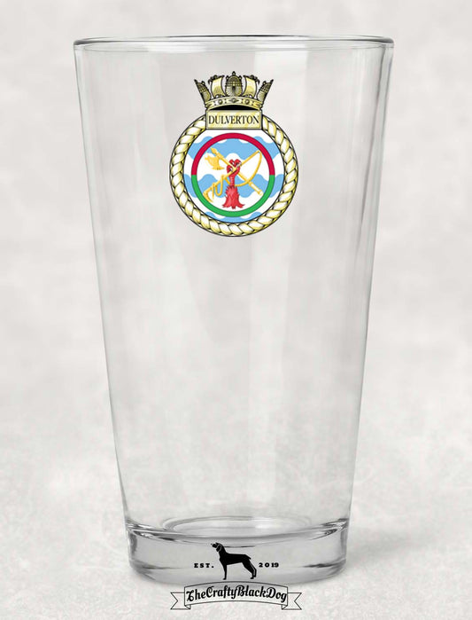 HMS Dulverton - Pint Glass