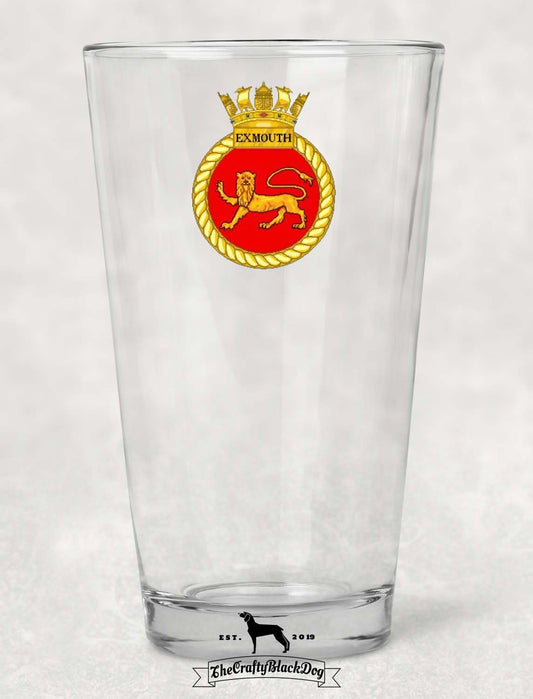 HMS Exmouth - Pint Glass
