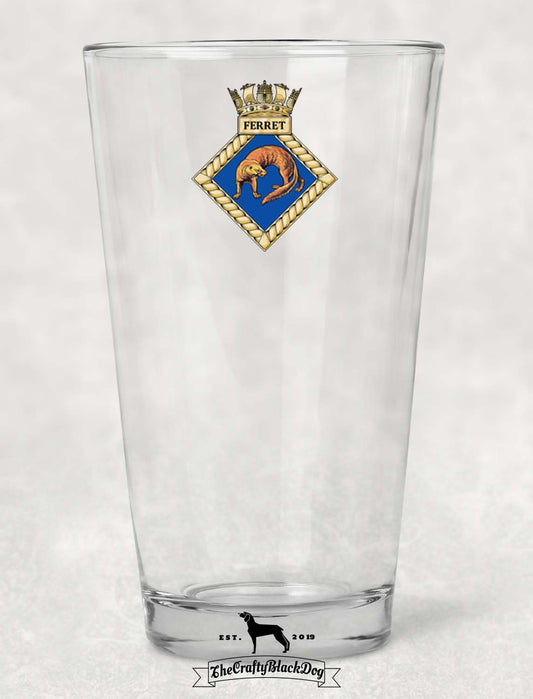 HMS Ferret - Pint Glass