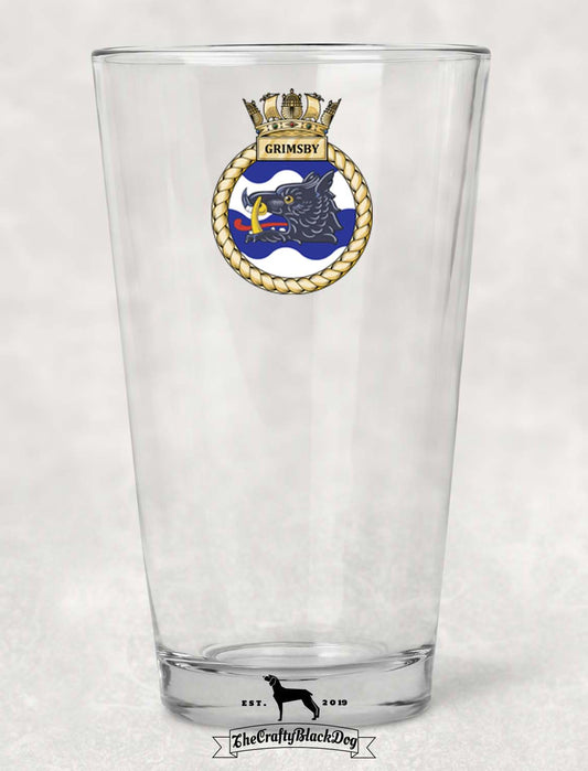 HMS Grimsby - Pint Glass
