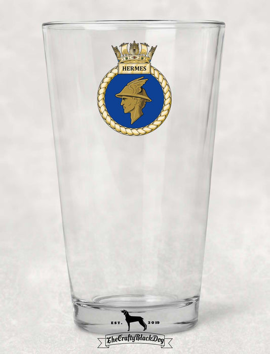 HMS Hermes - Pint Glass