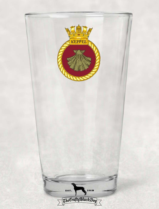 HMS Keppel - Pint Glass